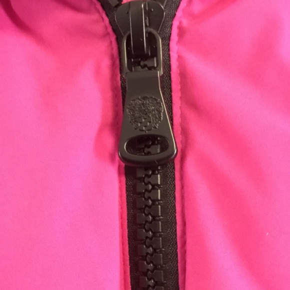 Vince Camuto Women Cozy Water Resistant Puffer Jacket Hooded Magenta Pink XL NWT - Picture 2 of 7